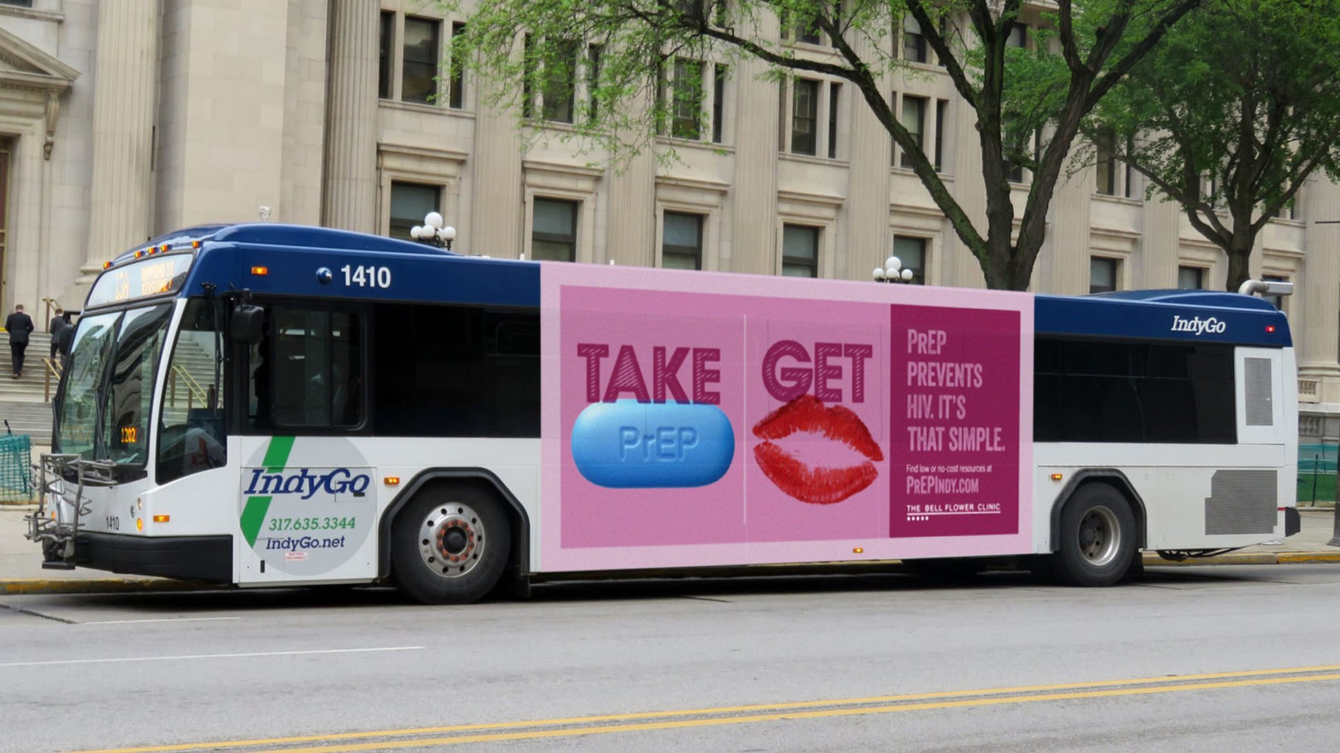 HIV Prevention Campaign - Bus King